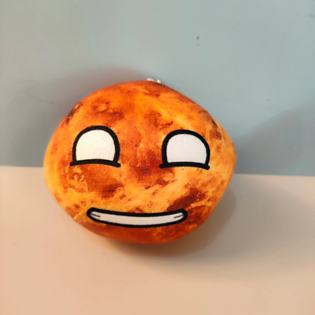 10cm Planet Plush Toy Collection Earth Moon Sun Mars Venus Jupiter Saturn Uranus Neptunr Dolls Cognitive Stuffed Toy Polandball