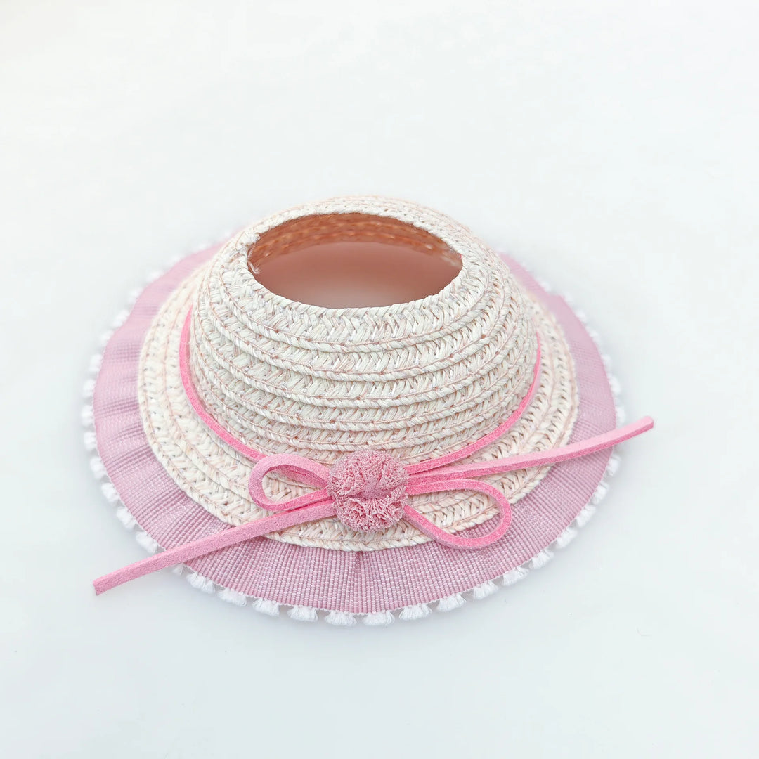 15cm/17cm Cute Mini Plush Doll Costume Dress Up Cute Sweetheart Strap Pants Accessories Straw Hat Camera Sitting Party DIY Gift