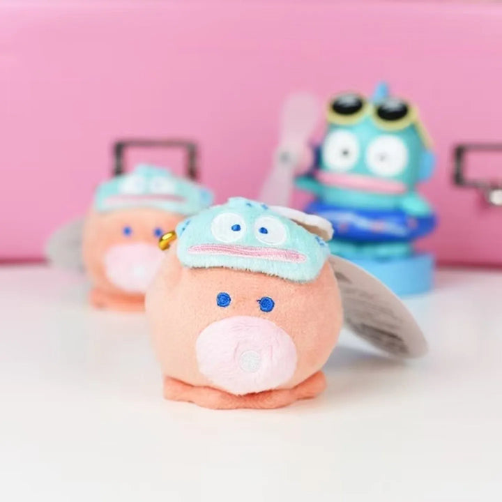 Kawaii Sanrio Hangyodon Octopus Yuri Plush Toys Backpack Pendant Cartoon Cute Soft Stuffed Doll Keychain Girls Birthday Gifts