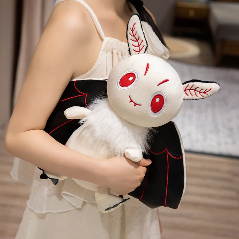 Cute Dark Moth Plush Toy Stuffed Moth Soft Doll Halloween Plush Kids Toy Home Decor