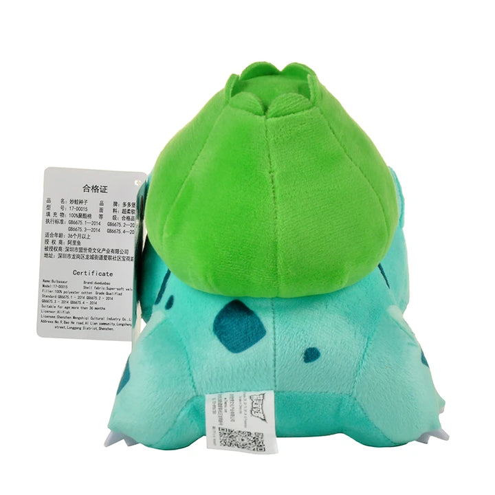 Original 20cm Bulbasaur Pokemon Plush Doll Cartoon Game Stuffed Toys for Children Kids Gift
