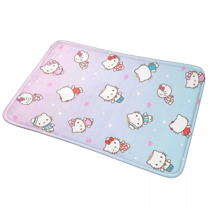 Hello Kitty Spiderman Boyfriend Girlfriend Memory Foam Bath Mat Rug Bathroom Floor Rugs Carpet For Bath Entrance Door Doormat