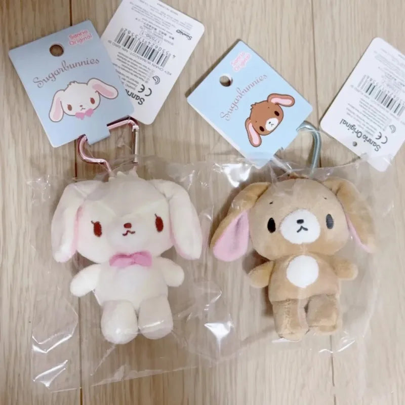 Cartoon Sugarbunnies Plush Pendant Keychain Backpack Doll Pendant Decoration Cute Soft Toys for Boys and Girls Holiday Gifts