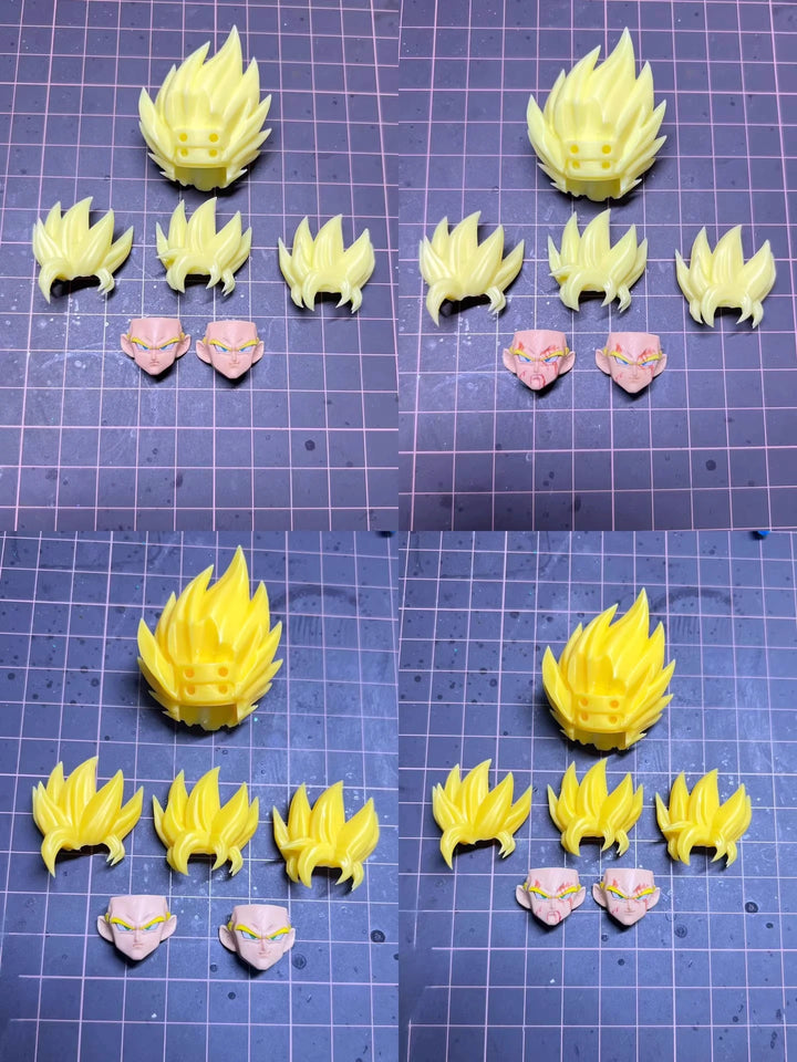 In Stock Dragon Ball Heads Accessories Shf Super Saiya Ssj2 Goku Anime Action Figurine Collection Model Toys Gift