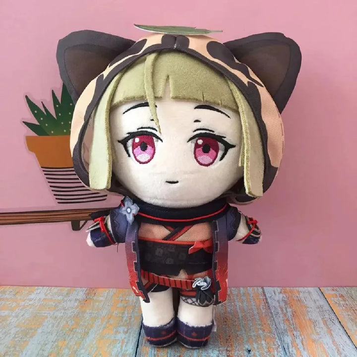 Genshin Impact Anime Plush Dolls Scaramouche Klee Yoimiya YunJin Bennett Lisa Tartaglia Lumine Cartoon Figure Stuffed Toys