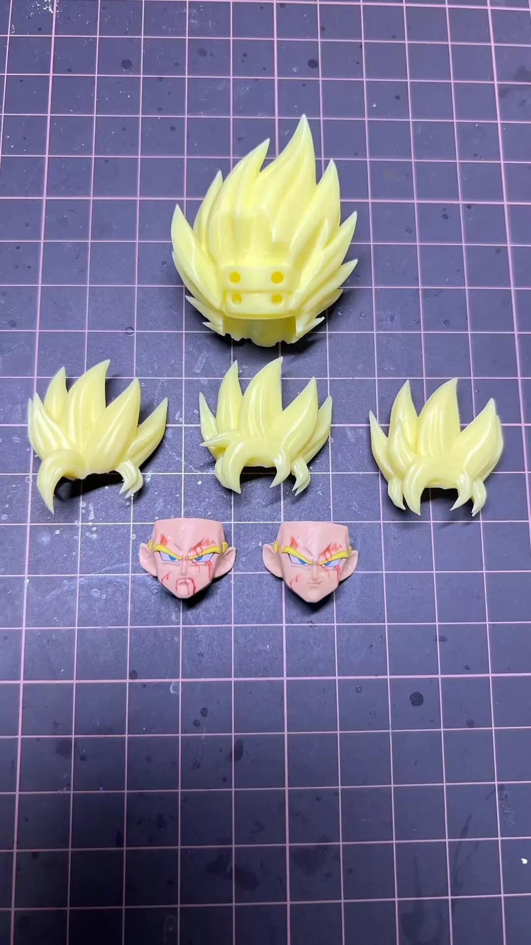 In Stock Dragon Ball Heads Accessories Shf Super Saiya Ssj2 Goku Anime Action Figurine Collection Model Toys Gift