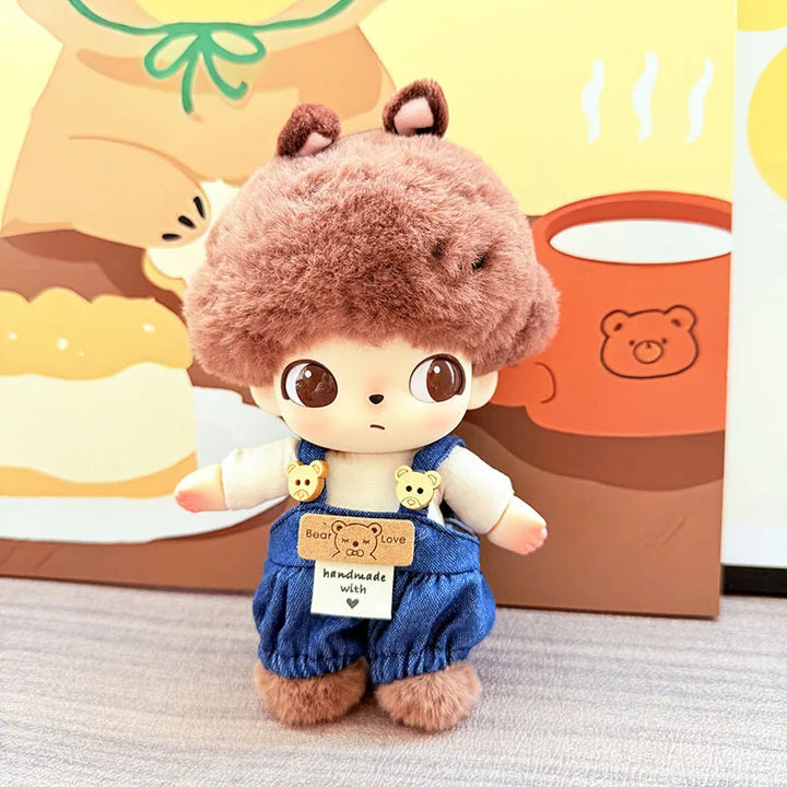 DIMOO WORLD Doll Box Pendulum Accessories Doll Clothes 9 Styles Bib Pants Overalls 15/17cm Labubu Doll Clothes