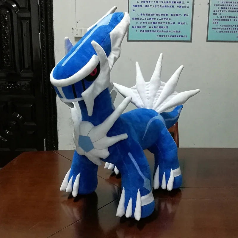 60cm Pokemon Dialga Large Plush Toys Anime Ornament Doll Cute Pillow Giant Pokémon Plushie Stuffed Gift for Children Christmas