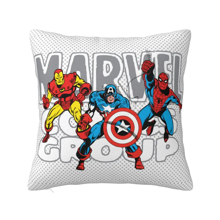 Captain America Avengers Pillowcase Polyester Cushion Cover Decorative Pillow Case Cover Home Wholesale 45X45cm