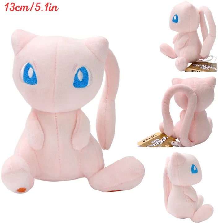 Kawaii Pokemon Gengar Magikarp Psyduck Soft Plush Toys Mew Mewtwo Poliwag Lapras Galarian Ponyta Stuffed Animals Peluche Dolls