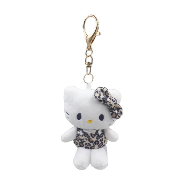 Kawaii Sanrio Hello Kitty Plush Toys Cute Cartoon Creative Tennis Keychain Backpack Pendant Girls Christmas Gifts Accessories