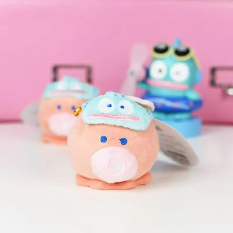 Kawaii Sanrio Hangyodon Octopus Yuri Plush Toys Backpack Pendant Cartoon Cute Soft Stuffed Doll Keychain Girls Birthday Gifts