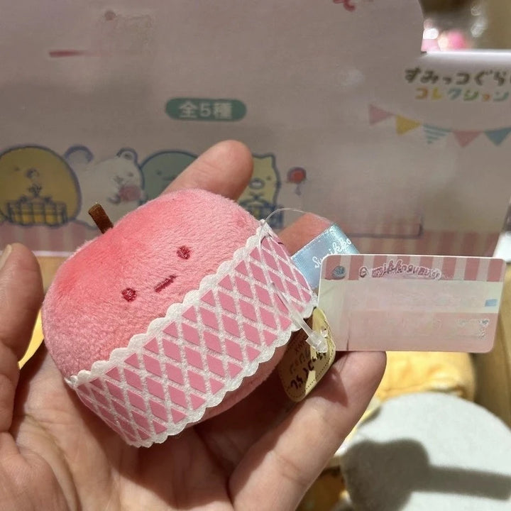 Japanese Cartoon SumikkoGurashis Fruit Series Plush Toys Cute mini Fruit Apple Stuffed Soft Doll Ornaments Kid Birthday Gift