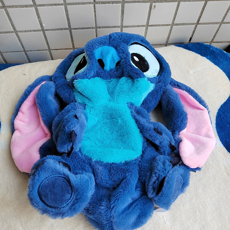 Disney Lilo and Stitch Huge Holster Plush Toys Big Anime Kawaii Semi-finished Leather Holster Stich Doll Pillow Gift for Kids
