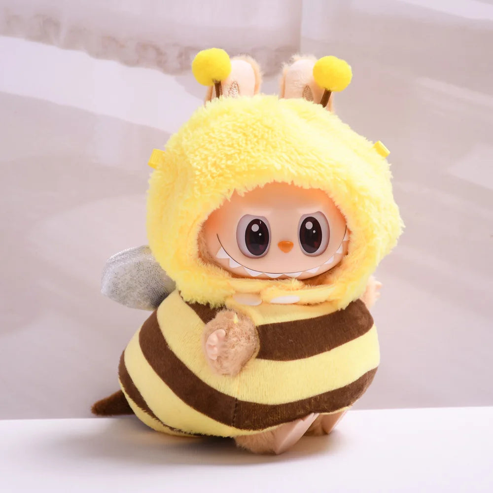 Labubu doll clothes Duck Sailor Set 15/17cm Plush Doll'S Clothes Replacement Labubu I II Idol Dolls Sitting Party Accessories