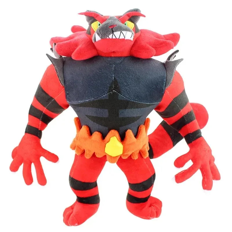 Pokemon Peluche Litten Incineroar Plush Toy Torracat Animal Doll Anime Figure Stuffed Plush Soft Christmas Kids Gift
