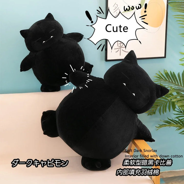 35/45/65cm Diablo Snorlax Pokemon Plush Toys Black Doll Cute Ornament Stuffed Plushie Pillow Pokémon Gift for Children Kawaii