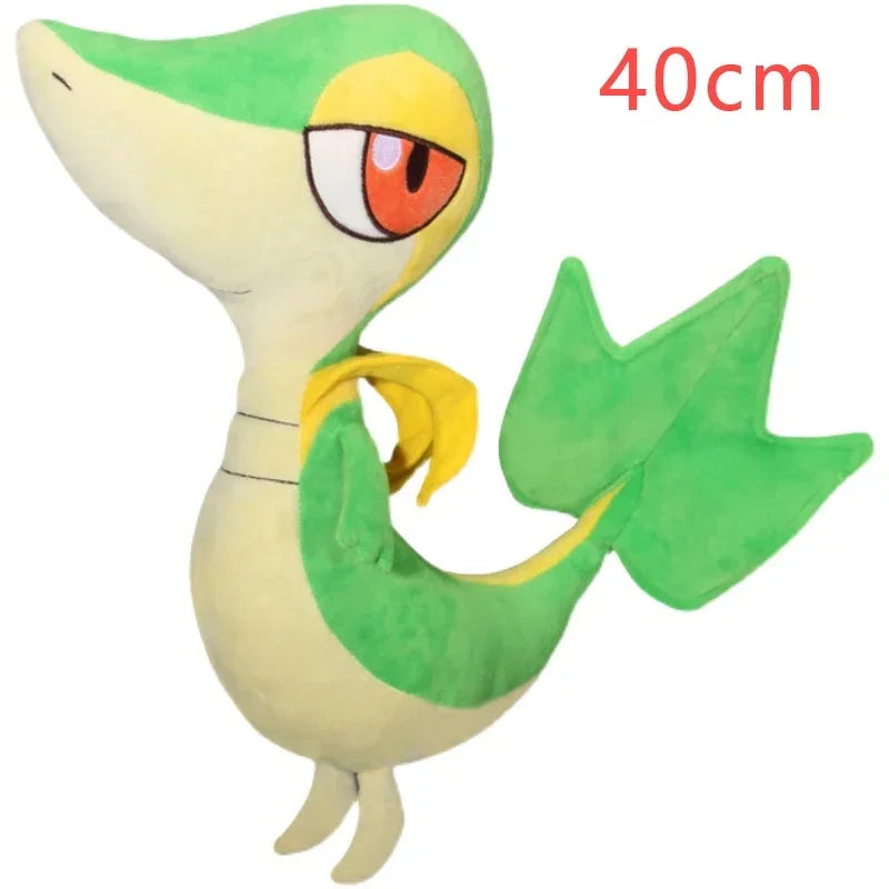 40cm Pokemon Snivy Plush Toys Anime Doll Cute Ornament Pokémon Cartoon Stuffed Plushie Pillow Gift for Children Christmas
