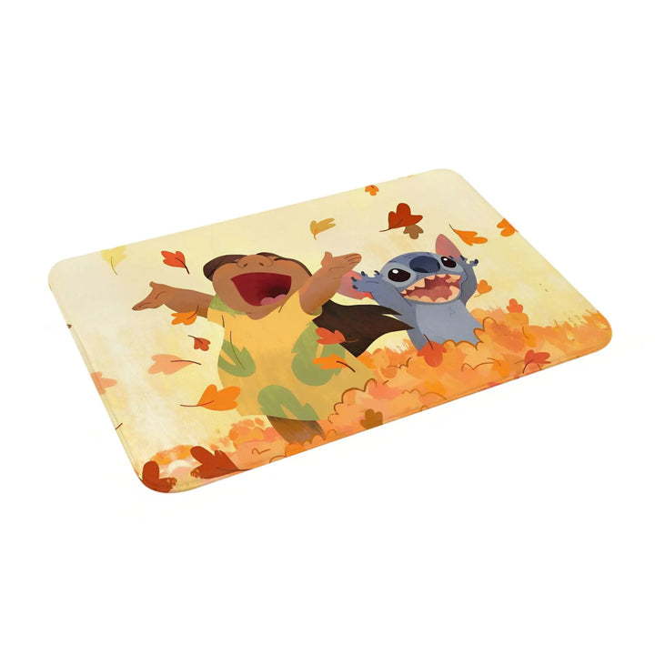 Lilo & Stitch Memory Foam Bath Mat Rug Non-Slip Quick Dry Cute Cartoon Bathroom Floor Rugs Carpet For Kitchen Shower Bath