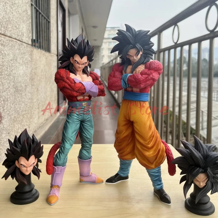 31cm Dragon Ball Anime Super Saiyan 4 Vegeta Figure Brother Planb Jt Statue DX Model Collection Custom Toy Gift IN STOCK