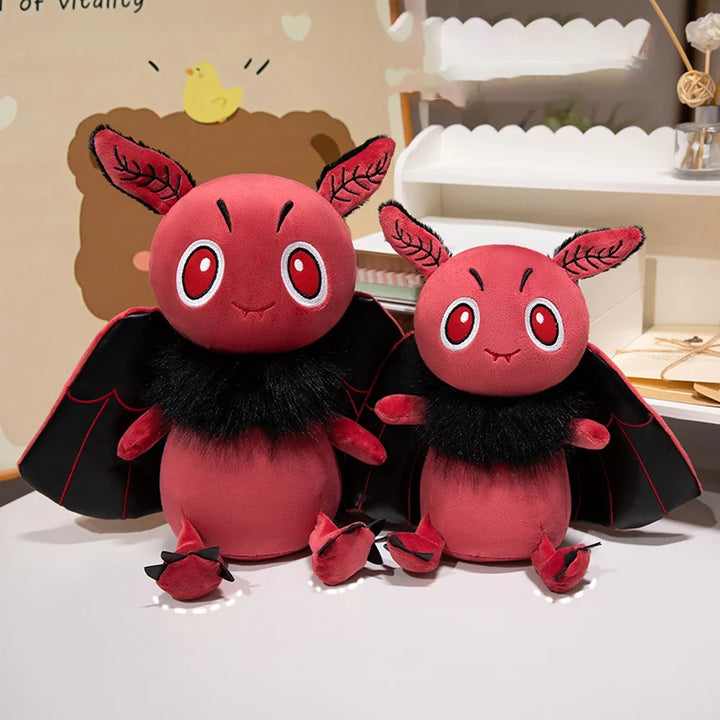 Cute Dark Moth Plush Toy Stuffed Moth Soft Doll Halloween Plush Kids Toy Home Decor