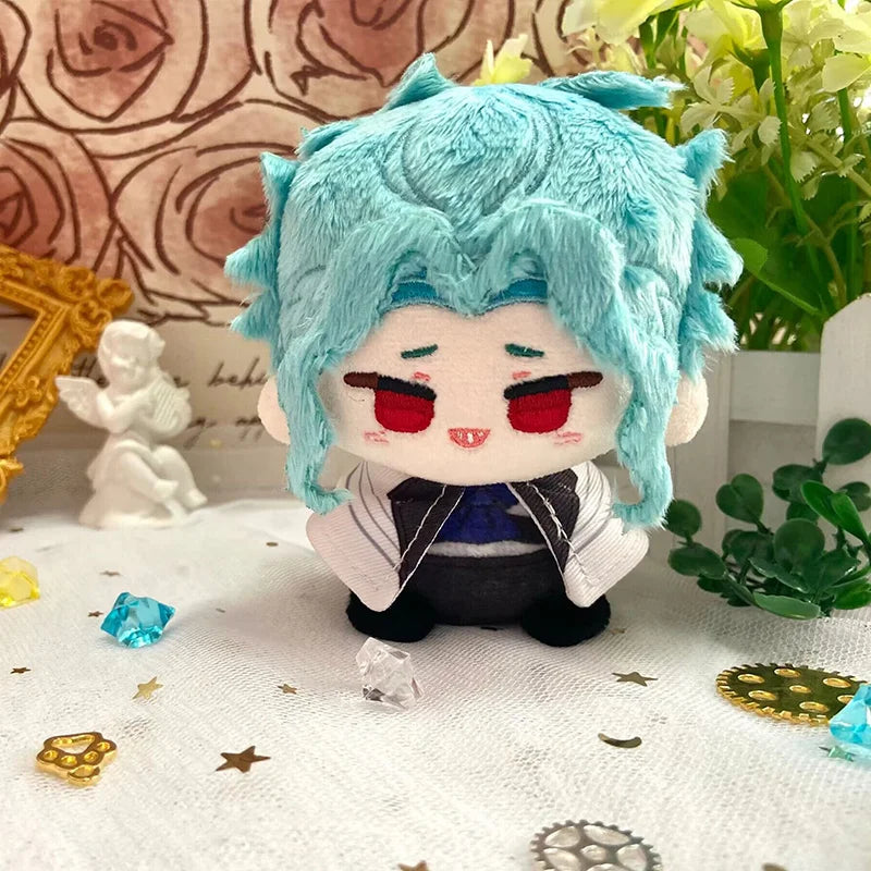 Genshin Impact Plush Toys Yae Miko Hu Tao Ganyu Raiden Shogun Mini Pendant Keychain Game Anime Cosplay Stuffed Doll Kids Gift