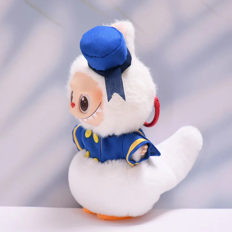 Labubu doll clothes Duck Sailor Set 15/17cm Plush Doll'S Clothes Replacement Labubu I II Idol Dolls Sitting Party Accessories