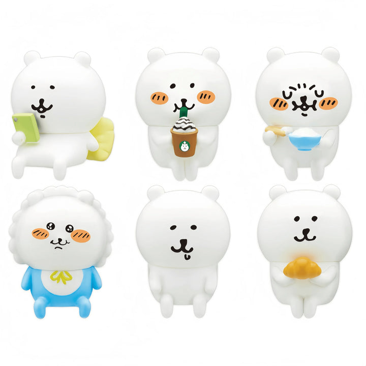Kawaii Self-Mocking Bear Toy Sitting Pose Series Cute Joke Bear Desktop Ornaments Anime Peripheral Gifts Collect Model