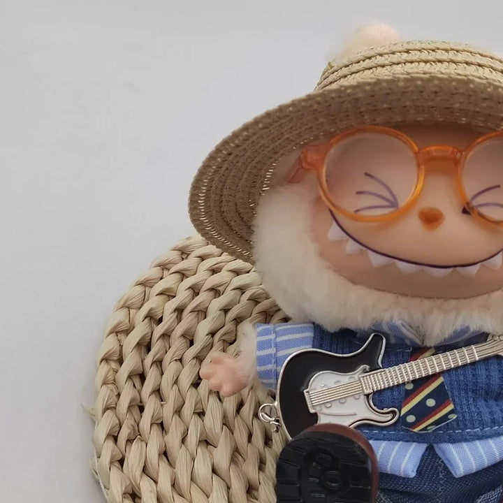 For 17cm Labubu Doll Suit Creative Design Clothing Handmade High-end Mini  Trendy and Fashionable Matching Handsome Accessories