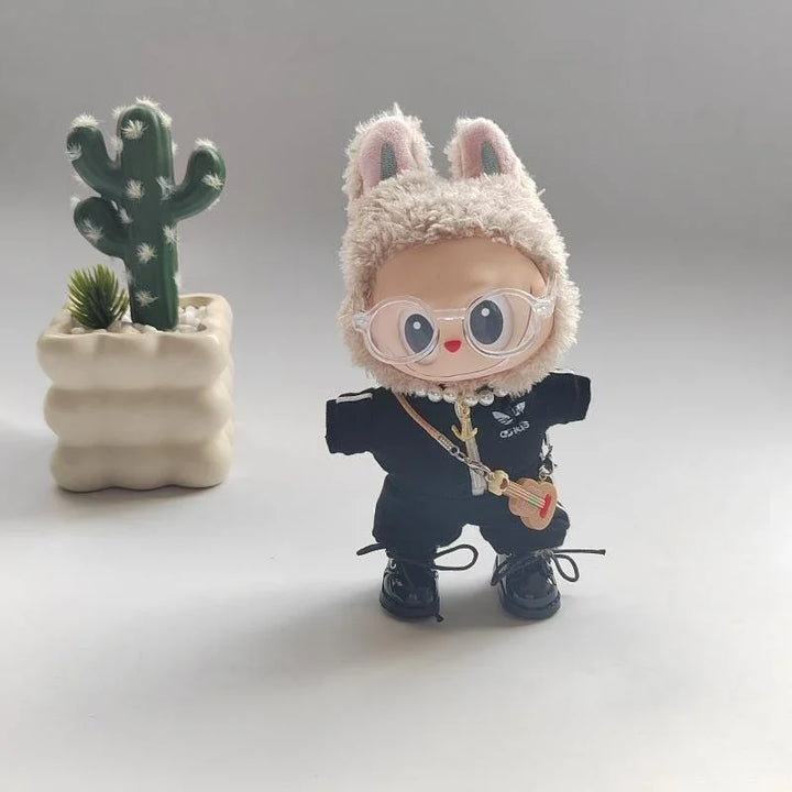 For 17cm Labubu Fashion Creative Clothing Exquisite Doll Handmade Clothing 1/2 Universal Cute Handmade High-end Matching