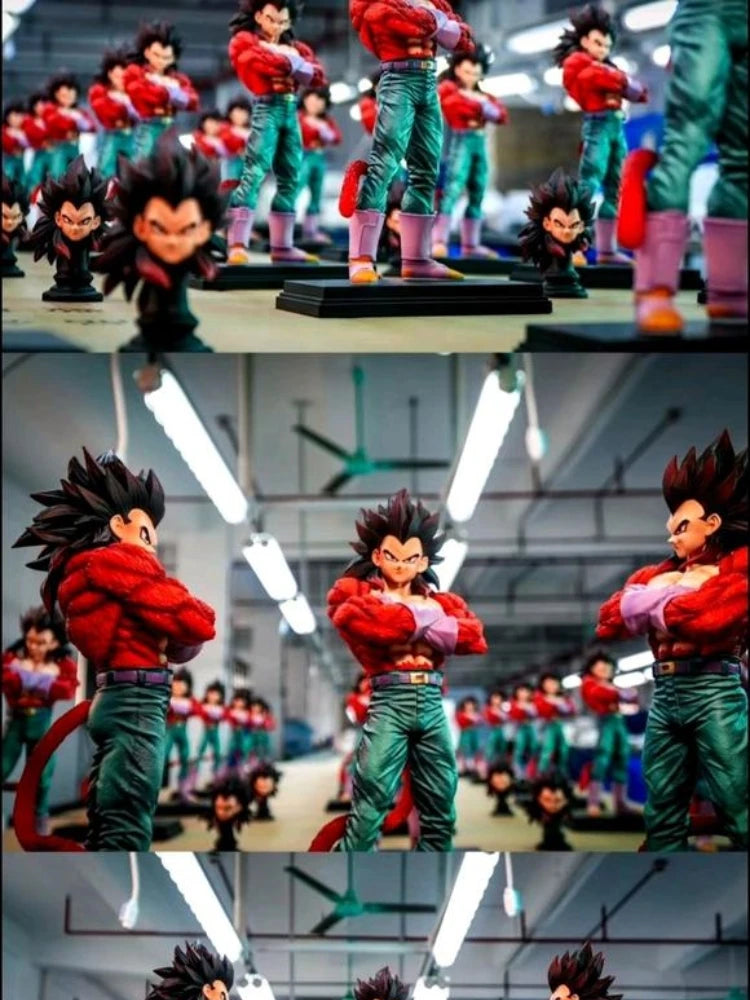 Jt Statue Dragon Ball Super Saiyan 4 Vegeta Goku Anime Figure 31cm Brother Model Collection Custom Desktop Toy Gift In Stock