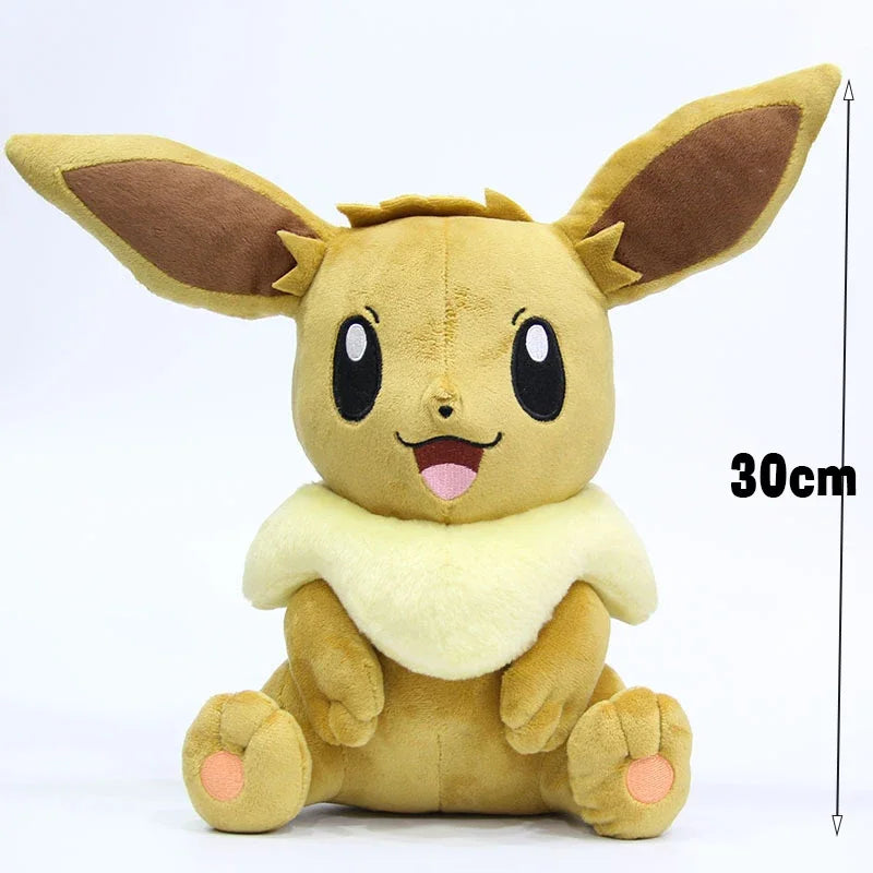 Pokemon Eevee Plush Toys 30/43cm Kawaii Pillow Cartoon Eevee Stuffed Christmas Gifts for Childrens Pokémon Anime Plushie Dolls