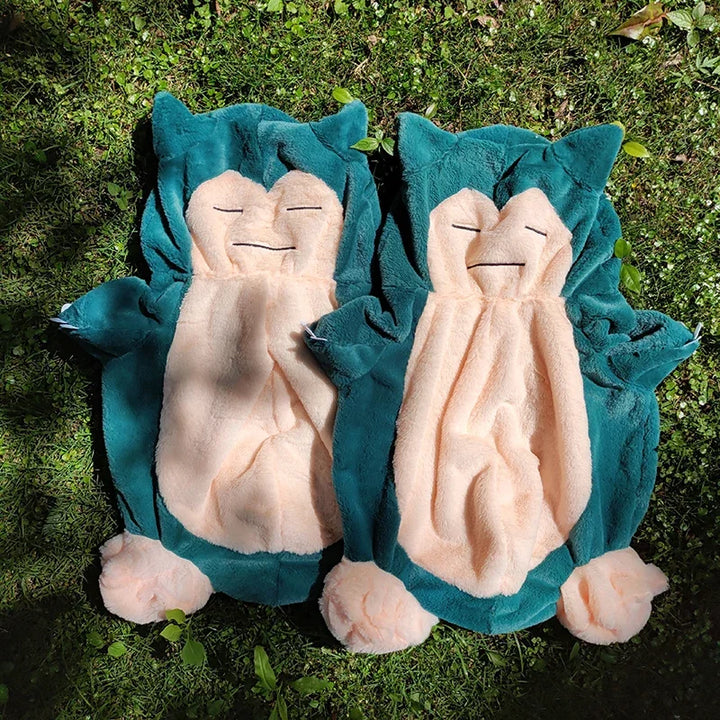 30-90cm Large Pokemon Plush Toys Snorlax Anime Plushie Leather Holster Semi-finished Pokémon Snorlax Soft Pillow Children Gift