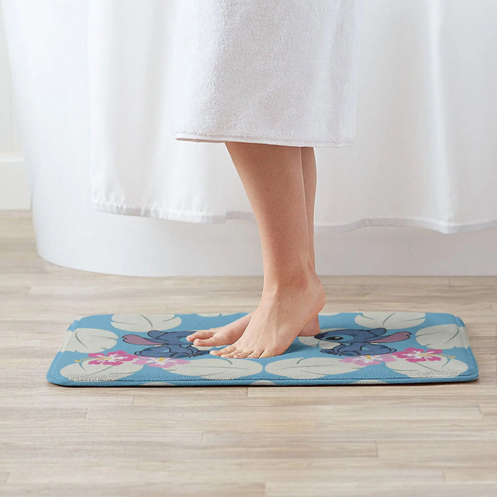 Hawaiian Stitch Bathroom Rugs Mat Quick Dry  Bath Rugs Mats Carpet Non-Slip for Kitchen Shower
