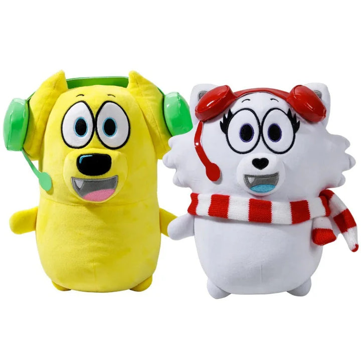 New 23cm Tyler and Snowi Snuggle Bundle Anime Plush Toy Game Peripherials Cotton Doll Cartoon Cat Animals Plushie Toys Gifts