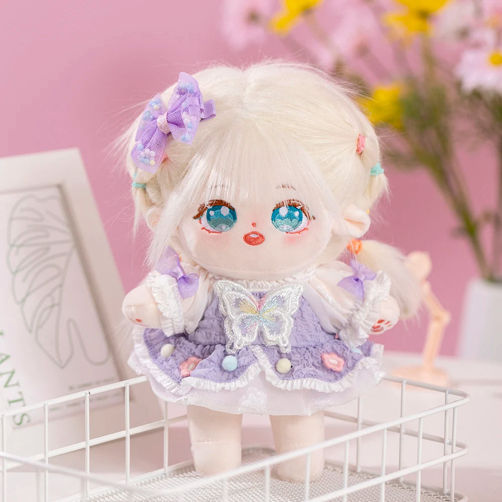 Cute IDol Doll 20cm Baby Stuffed Plush Toys Anime Plush Star Dolls Children Gifts Dolls Girls Cute Dolls Toys