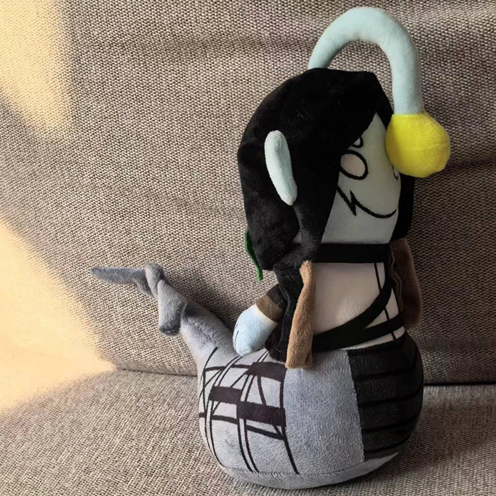 Cartoon 10 Inch Pressure Sebastian Solace Plush Toy Cute Fish Tail Animal Stuffed Doll Gifts Anime Figure Creative Rag Doll