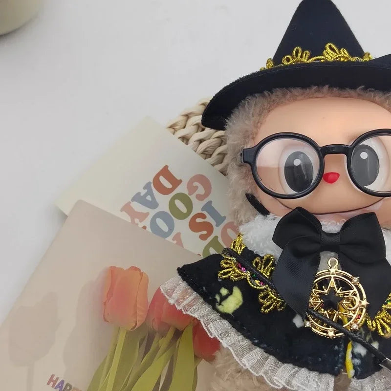 For 17CM Labubu Doll Clothing Unique Design Magician Set 1/2 Generation Labubu Trendy Matching Clothing Exquisite Accessories