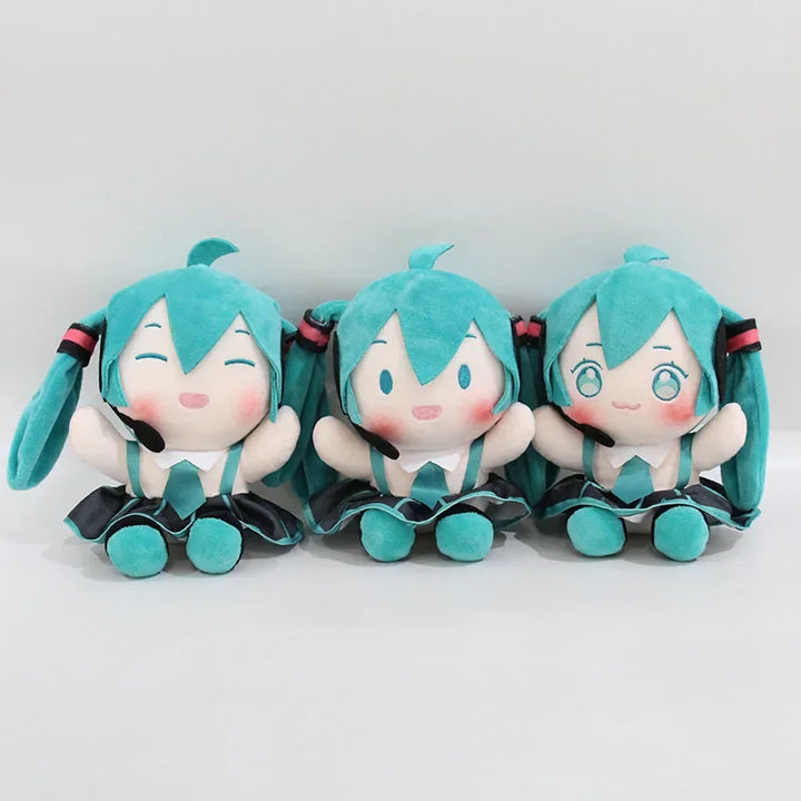 20cm Hatsune Miku Plush Doll Anime Plushie Pendant Peripheral Kawaii Doll Cartoon Children Girl Gifts Student Toy