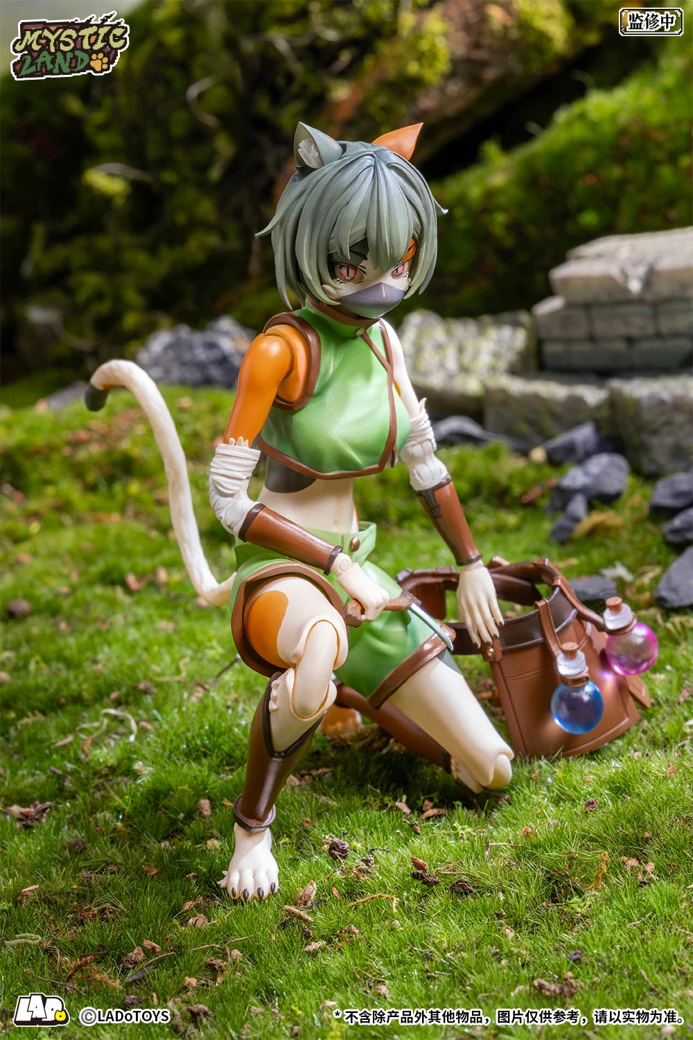 Pre-Sale Ladotoys Cat Tonya Action Figure Model Collect Herbs Calico Cat Girl Animation Original Model Toy Collection Gift