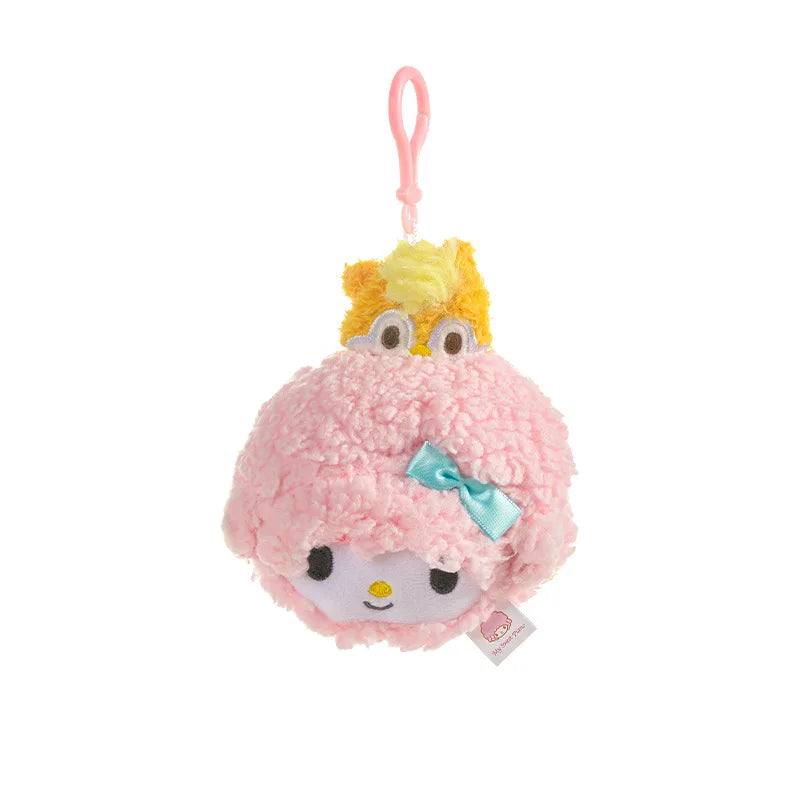 Kawaii Sanrio Kuromi My Sweet Piano Plush Toys Keychain Cartoon Marumofubiyori Backpack Pendant Cute Decorative Friends Gift