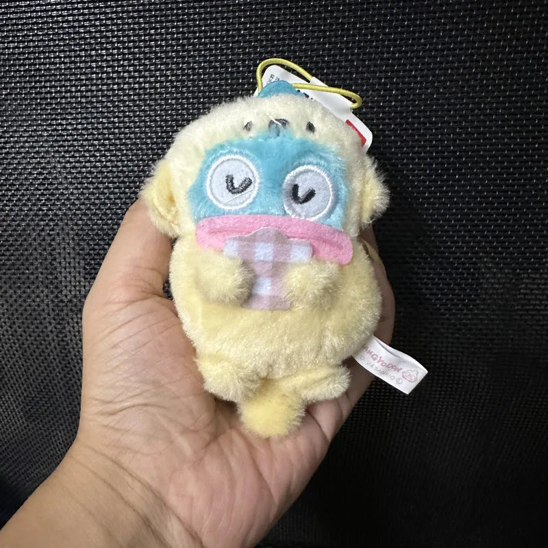 Kawaii Sanrio Hangyodon Plush Toys Kawaii Keychain Cartoon Cute Backpack Pendant Accessories Couple Christmas Creative Gifts
