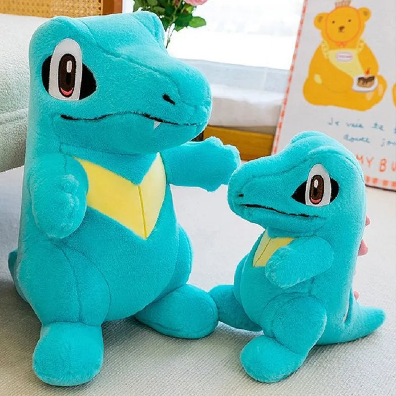 30/60cm Pokemon Totodile Plush Toys Dolls Pillow Kawaii Anime Plushie Soft Toys Stuffed Animals Doll Birthday Gift for Kids