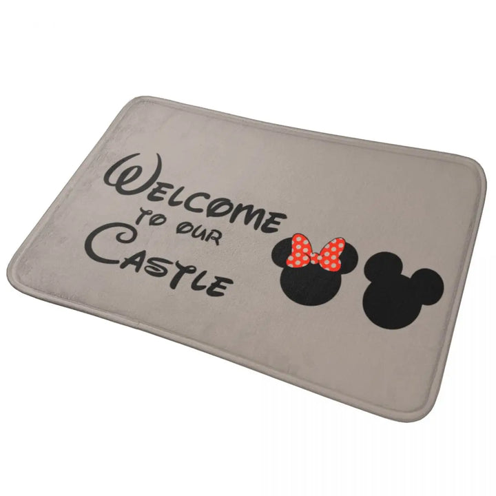 Modern Mickey Cartoon Bathroom Rugs Mat Quick Dry Bath Rugs Mats Carpet Non-Slip for Shower Tub