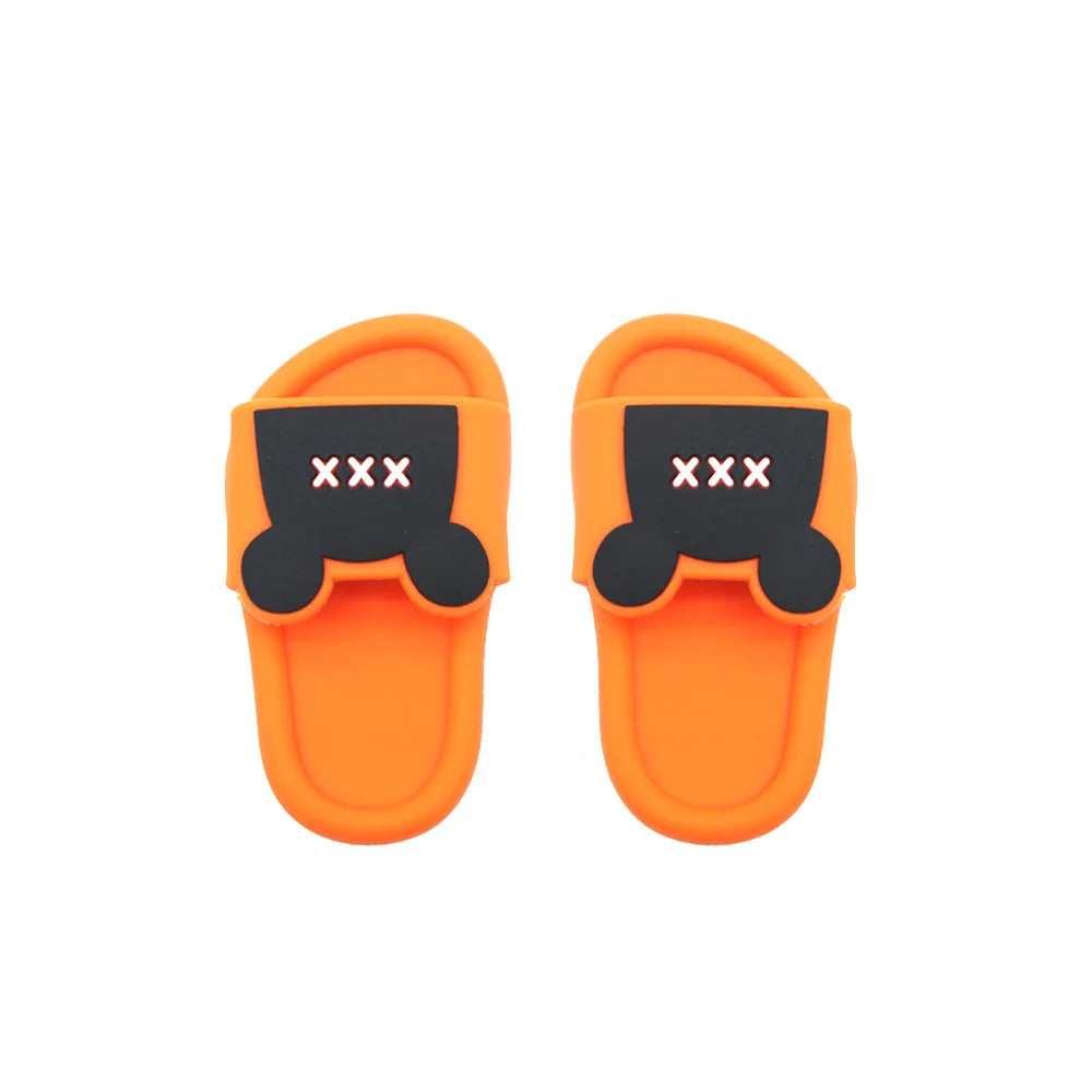 17cm Labubu Cute Shark Slippers for Blythe doll, 1/8BJD, 17cm Vinyl Dolls Korea Kpop Exo DIY Girls Gift Labubu Doll Accessories