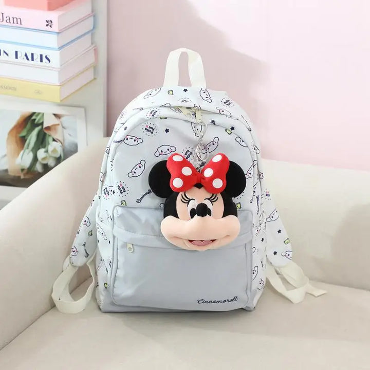 Kawaii Disney Mickey Minnie Mouse Cute Cartoon Plush Toys Coin Purse Wallet Earphone Bag Backpack Keychain Friends Holiday Gift