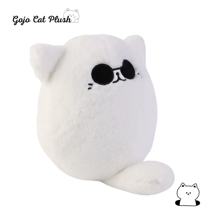 32cm Soft Gojo Cat Plush Pillow Hot Anime Sunglasses White Cat Plushies Toys Stuffed Animals Doll Home Decor Kids Birthday Gift