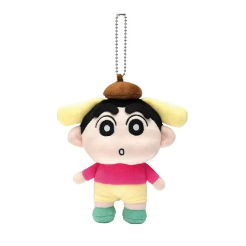 Sanrio Hello Kitty Pom Pom Purin Plush Toys Kawaii Keychain Cartoon Backpack Pendant Accessories Boys and Girls Birthday Gifts