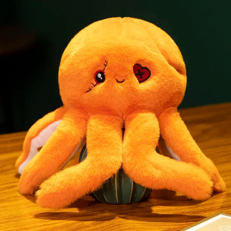 Dark Series Pirate Octopus Plush Toy 1pc 24cm 30cm Stuffed Animal Octopus Soft Doll Halloween Plush Kids Toy Home Decor