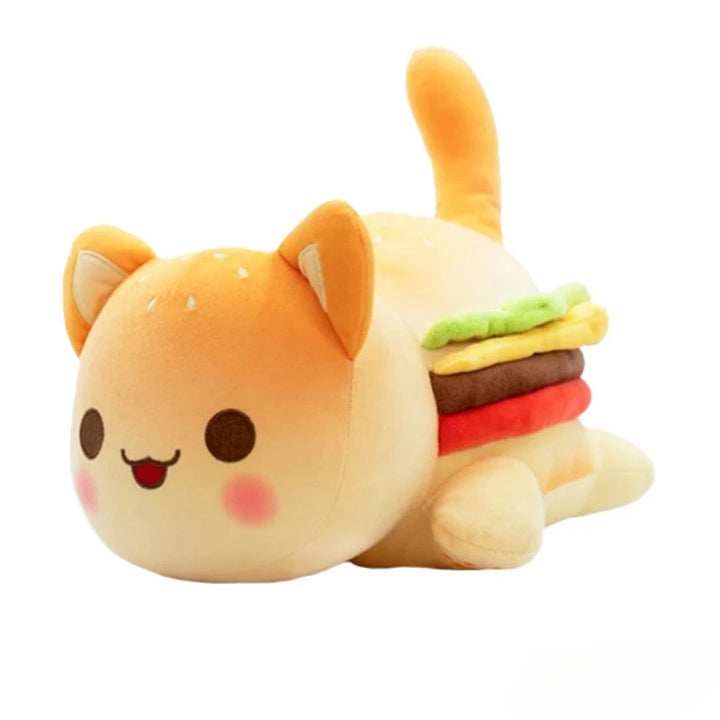 Cute Soft Aphmau Plush Toy Doll Soft Cartoon Pillow Cushion French Fries Coke Burger Children's Companion Doll Christmas Gift